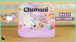 Unicorn Dream Chobani Flip Limited Edition Yogurt Food Tasting Review  Birdew Reviews [upl. by Lenna]