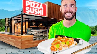 Mangio il PRIMO SUSHI di PIZZA in ITALIA Non odiatemi vi prego [upl. by Cawley21]