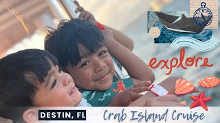 Destin Crab Island Cruise [upl. by Ailat]