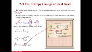 Isentropic Process Constant Specific Heats [upl. by Annola242]