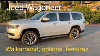 Jeep Wagoneer walkaround features mpg options [upl. by Laekcim]