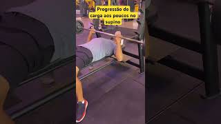 Como vcs fazem a progressão de carga supino fitnessmotivation saude gym [upl. by Ettenig346]