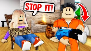 CREEPY STALKER KIDNAPS MY BROTHER but We Find HACKERS SECRET PRISON Roblox Roleplay Mini Movie [upl. by Biondo29]