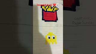 İskambil kartı ♥️🃏 pixel drawing keşfetbeniöneçıkar shorts [upl. by Yeldah]