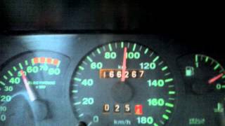 Fiat Cinquecento 11 16v acceleration [upl. by Arikehs]