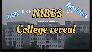 MY COLLEGE TOUR AND REVEAL  MBBS COLLEGE IN HYDERABAD  2024 BATCH [upl. by Nodlehs]