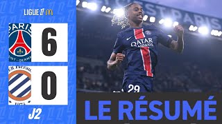 PSG Montpellier  60  Le Résumé  Ligue 1 202425 [upl. by Royd146]