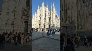 Exterior of Duomo Milano travel [upl. by Anivol163]