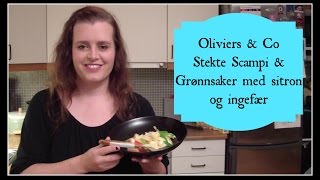 Oliviers amp Co Stekt scampi amp grønnsaker med sitron og ingefær [upl. by Vally]