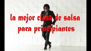 Como Aprender a bailar SALSA  Pasos para Principiantes 1 [upl. by Enelhtak]