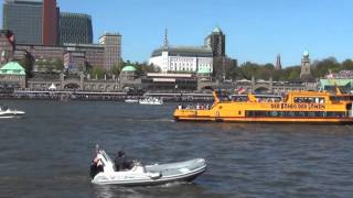 Hafengeburtstag Hamburg 2016 Einlaufparade Hamburger Hafen [upl. by Ellennoj792]