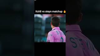 Kohli vs Steyn matchup trendingshorts viralvideo viratkohli [upl. by Yeorgi]