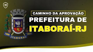 PREFEITURA DE ITABORAÍRJ CAMINHO DA APROVAÇÃO  PROF FERNANDO RICARDO  HD CONCURSOS [upl. by Dole]