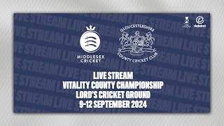 MIDDLESEX V GLOUCESTERSHIRE LIVE STREAM  VITALITY COUNTY CHAMPIONSHIP DAY ONE [upl. by Aseram]