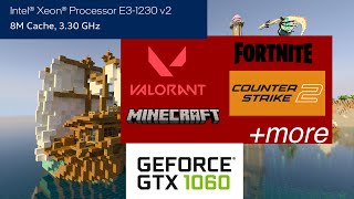 E3 1230 V2i7 3770 x GTX 1060 3GB TESTED IN 5 GAMES IN 2024 [upl. by Eciryt719]