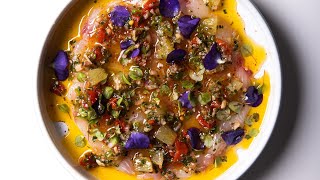 RECETTE 48  Gravlax de daurade sauce vierge au piquillos  Fabrice Mignot [upl. by Sissie123]