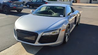 2015 Audi R8 V8 CA San Francisco Bay Area Peninsula East Bay South Bay [upl. by Ettennaj315]