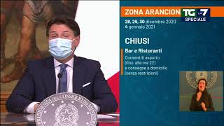 Dpcm Natale la conferenza stampa di Giuseppe Conte ecco le nuove misure [upl. by Arretnahs756]