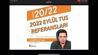 2022 Eylül TUS referansları [upl. by Jansson]