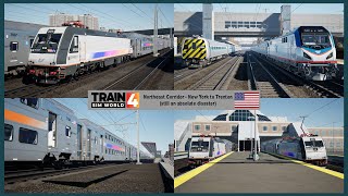 NEC  New York to Trenton Review remade  Train Sim World 4 [upl. by Loeb]