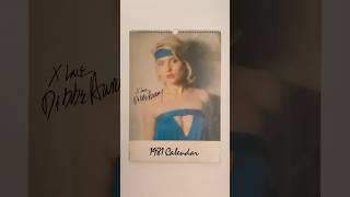 Debbie Harry  The Official Calendar 1981  Flip Through [upl. by Naig]