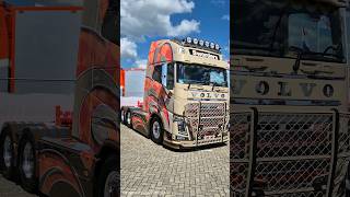 Painted volvo truck Truckstar festival 2024 shorts shortvideo truck volvo v8 viral [upl. by Shargel]