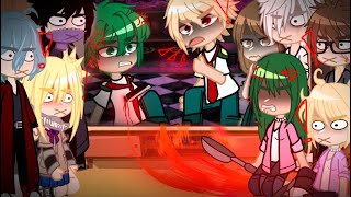 Pro heroes LOV and Parents react to Deku is injured mhabnha Gacha clublife  my au [upl. by Dralliw307]