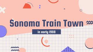 TrainTown Sonoma California in early 1988 AI Enhanced [upl. by Arit]