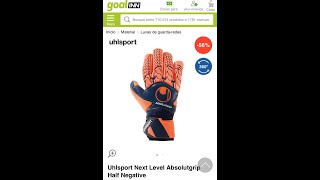 Site Goalinn tradeinn é confiável Unboxing luva Uhlsport absolut Grip [upl. by Halfon45]