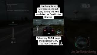 LAMBORGHINI VS MERCEDESBENZ SLS AMG IN NFS THE RUNshorts gamingvideos needforspeed gaming nfs [upl. by Auos]