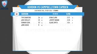 Gordon v Campbelltown Camden [upl. by Puto]