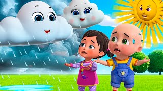 Badal Raja  Pani Barsa Chhaam Chhaam  Barish aayi  Hindi Nursery Rhymes amp Kids Balgeet Poems [upl. by Ahsinotna]