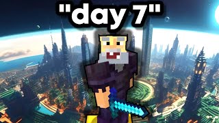 fake minecraft 1000 day videos be like [upl. by Aydiv]