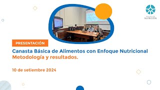 Canasta Básica de Alimentos con Enfoque Nutricional [upl. by Clarey]