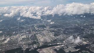 American Airlines AAL942 landing in Miami from New York [upl. by Norrv]