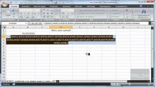 Excel 2007  VID  Fonctions INDIRECT  JOURSEM  LIGNE  SOMMEPROD [upl. by Irat]