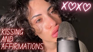 ASMR  Kissing You A LOT amp Affirmations [upl. by Ysied]