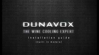 DUNAVOX WINE COOLER INSTALLATION [upl. by Arrehs]