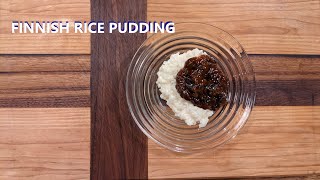 Finnish Rice Pudding  riisipuuro [upl. by Irabaj]