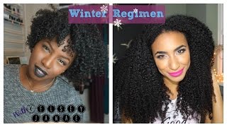 Winter hair care regimen and length check collab with Kelsey Janae [upl. by Leonanie]