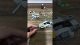 Building Lego Mandalorian and Grogu’s Ship in 1799s [upl. by Ailak]