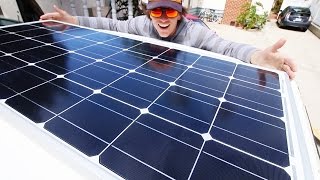 Van life  Installing solar panels on the vanagon [upl. by Matless]