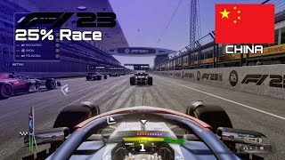 F1 2023 GAME  25 Race Chinese  Daniel Ricciardo  PS4 Gameplay [upl. by Eiraminot]