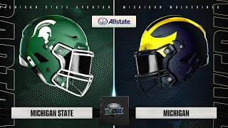 Michigan State Spartans  Michigan Wolverines  Full Game Simulation  College Football 25 [upl. by Latsryk]