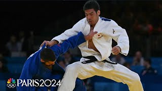 Takanori Nagase wins backtoback judo golds in convincing fashion  Paris Olympics  NBC Sports [upl. by Kramal]