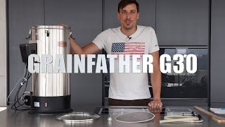 🇺🇸 BEER BREWING with the GRAINFATHER G30 Connect – first brew day from start to finish [upl. by Kipp]