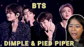 BTS  Dimple  Pied Piper Live  New KPop Fan FIRST TIME reaction [upl. by Rolyak]