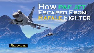 How PAF Jet Escaped from Rafale Fighter [upl. by Nairbal42]