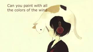 Nightcore  Colors of the Wind Tori Kelly Lyric Video [upl. by Nani123]