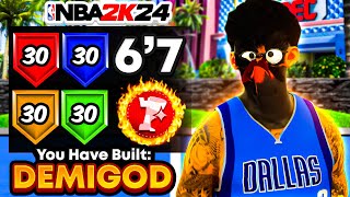 This 67 POINT CENTER BUILD is UNSTOPABBLE in NBA 2K24  BEST ISO CENTER BUILD NBA 2K24 [upl. by Shellie]